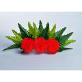 Artificial Lehua Flower Long Hair Clip